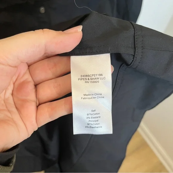 Veronica Beard Goldie Midi Shirtdress in Black Size 4 NWOT - Picture 7 of 8